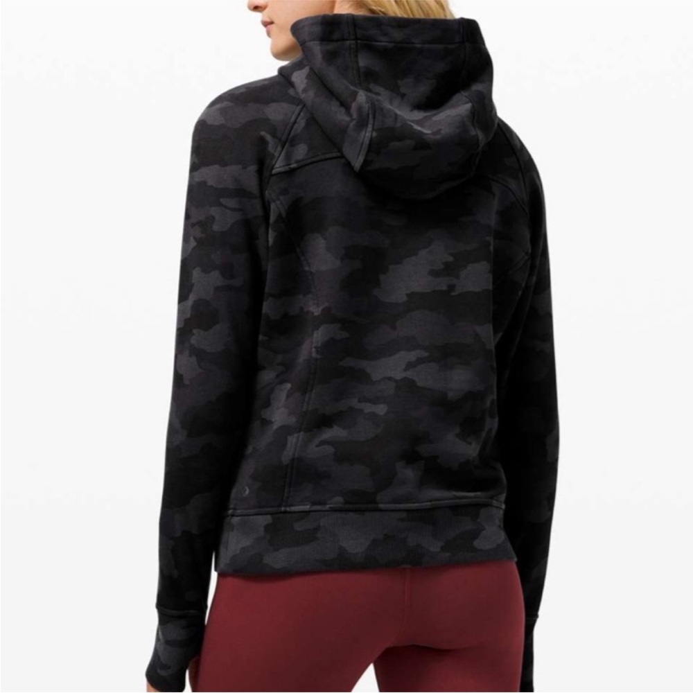 Lululemon Scuba Black Camouflage Women's Hoodie